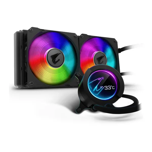 AORUS RGB AIO Liquid Cooler 280 AIO Liquid Cooler With LCD Display-0
