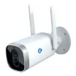 Powerology Wireless Outdoor Camera with Solar Panel - White-0