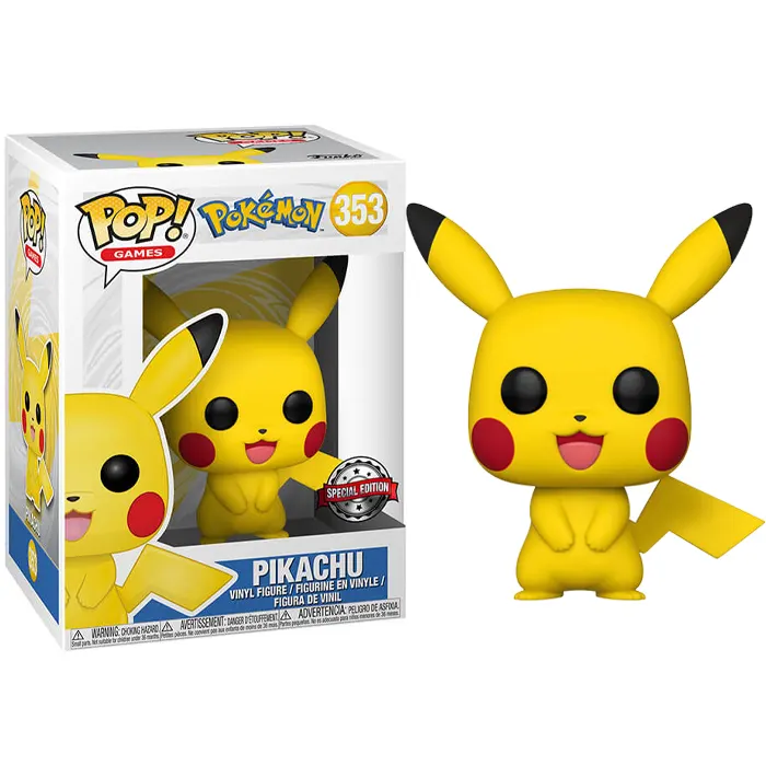 Funko Pop! Games: Pokemon S1 - Pikachu (Exc)-0