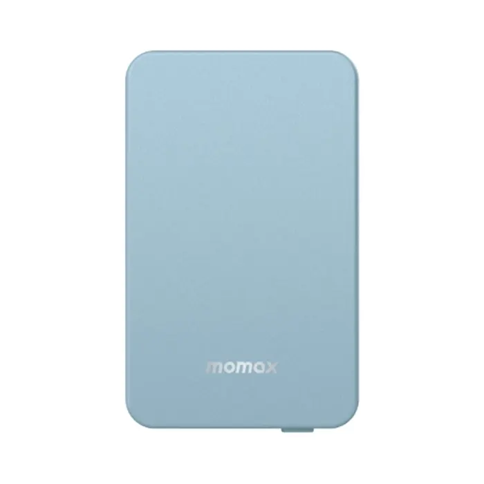 Momax Q.Mag Power 6 Magnetic Wireless Battery Pack 5000mAh - Blue -0