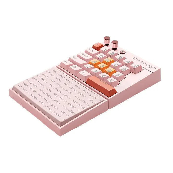 The Shrimp Mechanical Micro Gaming Keyboard - Model 1 Pinkey -0
