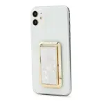 HANDLstick Stone Collection Smartphone Grip And Stand - Mother of Pearl / Champagne-thumbnail