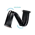 LIAN LI 600MM PCIe 4.0 Riser Cable - Black-92306