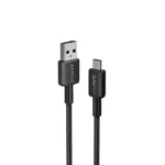 Anker322 USB-A to USB-C Braided Cable (3ft/0.9m) - Black-0