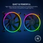 Razer Kunai Chroma 120mm ARGB Hydraulic Case Fan Black - 1 Fan-93552