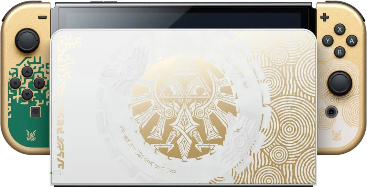 Nintendo Switch - OLED Model - The Legend of Zelda: Tears of the Kingdom Edition (Version Hong Kong)-91392