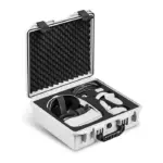 Devaso Hard Carrying Case for Meta Quest 2/Oculus Quest 2 VR Gaming Headset & Elite Strap - White-0