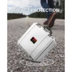 Devaso Hard Carrying Case for Meta Quest 2/Oculus Quest 2 VR Gaming Headset & Elite Strap - White-95197