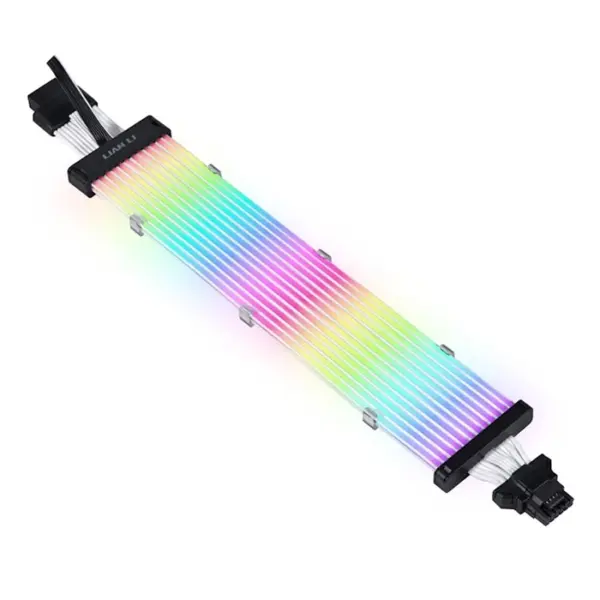 كابل تمديد RGB قابل للعنونة من LIAN LI STRIMER PLUS V2 12+4 إلى 12+4 دبوس، مع 12 دليل إضاءة-0