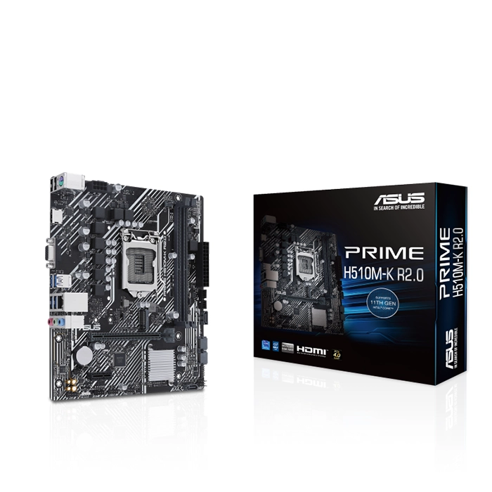 Asus Prime H510m-k R2.0 Intel H470 Lga 1200 Micro Atx Motherboard-0