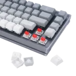 Redragon Shaco K641 Pro Wireless Aluminum Keyboard Red Switch - Grey White (English)-99321