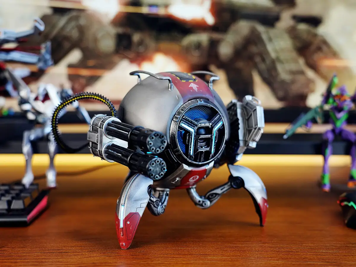 GravaStar Mars Pro Bluetooth 5.0 Speaker with Bass Boost and Stereo Sound - Special Edition Shark 14 Metallic Gray-100184