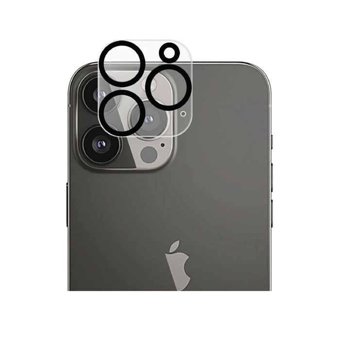 Eltoro Camera Glass AR with Silicone Ring for iPhone 15 Pro/15 Pro Max - Clear-0