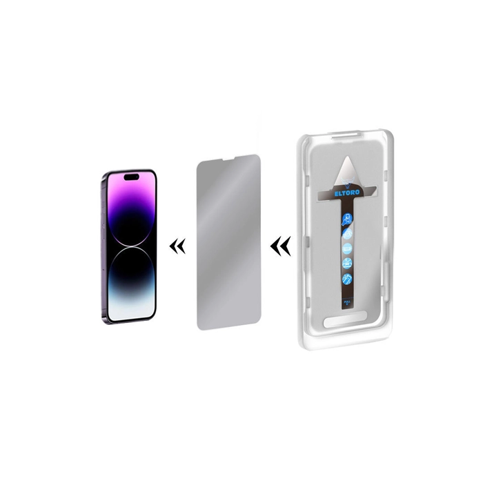 Eltoro Double Strong Screen Protector for iPhone 14 Pro - Privacy-0