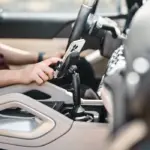 Eltoro Car Cup Holder Phone Mount with MagSafe Phone Holder - Black-100963