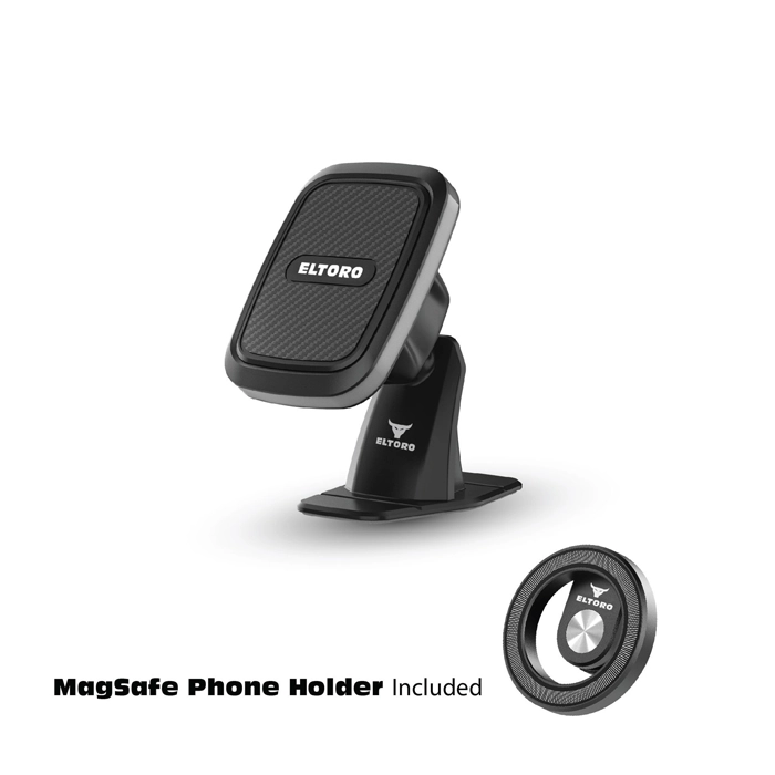 Eltoro Magnetic Dashboard Mount with MagSafe Phone Holder - Black-0