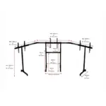 Next Level Free Standing Triple Monitor Stand-101133