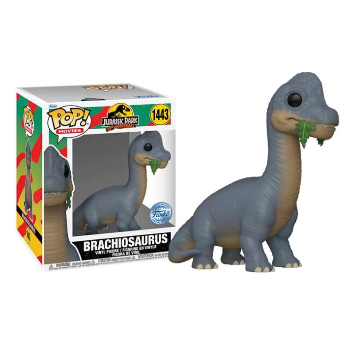 Funko Pop Super! Movies: Jurassic Park - Brachiosaurus (Exc)-0