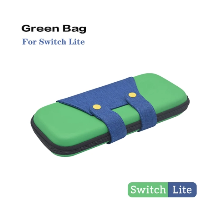 Nintendo: Portable Case Storage Bag Hardshell Pouch For Lite Console - Blue/Green-0