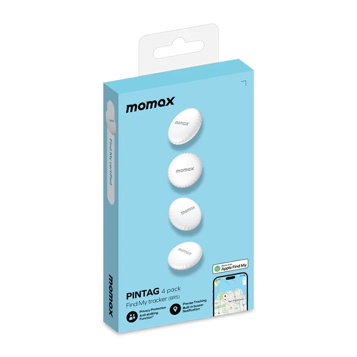 Momax Pintag Find My Tracker (4pack) - White-0