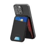 Momax 1-wallet Magnetic Card Holder With Stand - Blue-103885