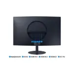 Samsung 32-inch Curved Monitor With 1000r Curvature 75hz 4ms (Gtg)-107369