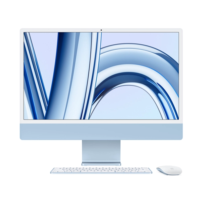 Apple Imac M3 24-inch 4.5k Retina Display With 8‑core Cpu 10‑core Gpu 24gb 2tb Ssd - Blue (Arabic)-0