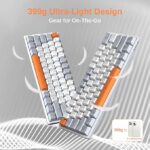 Redragon Akali Wired 60% Rgb Mechanical Gaming Keyboard with Red switch (English)-107489