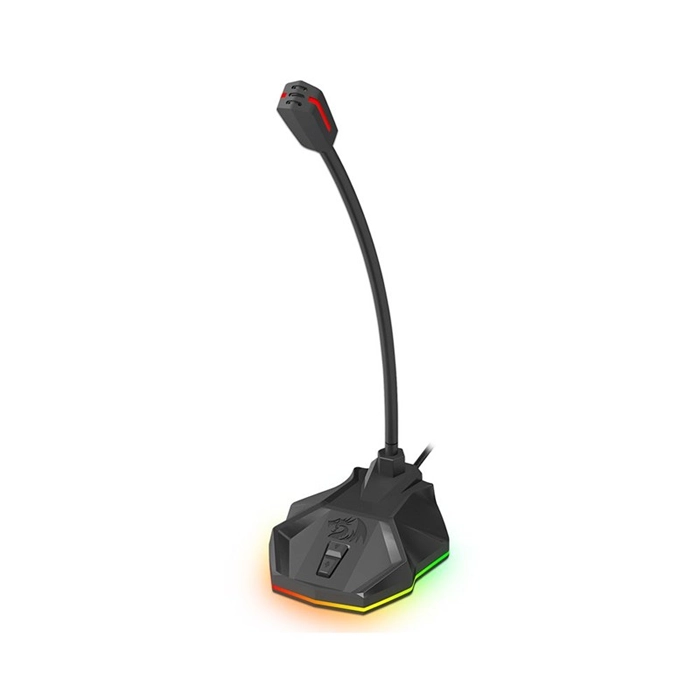 Redragon Gm99 Stix Usb Wired Rgb Gaming Microphone - Black-0