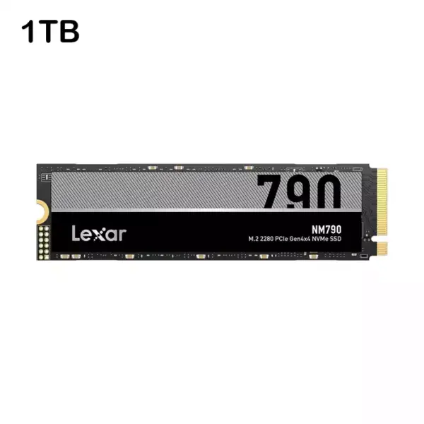 Lexar Nm790 1tb Ssd,m.2 2280 Pcie Gen4x4 Nvme Internal Ssd Up To 7400mb/s-0