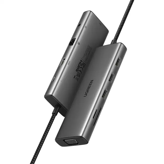 Ugreen 10-in-1 USB-C Hub (4K@30Hz HDMI, 3 USB 3.0) - CM498-0