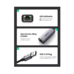 Ugreen Usb To Rj45 Ethernet Adapter Aluminum Case - 50922-111228
