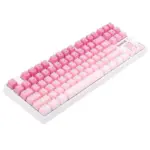 Redragon Cass Wired Mechanical Gaming Keyboard Dust-proof Brown - White (English)-109738