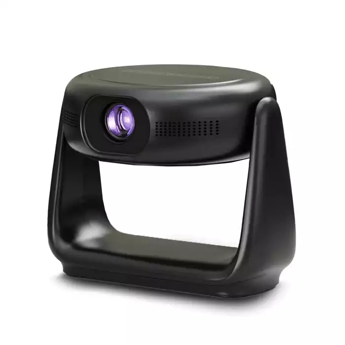 Powerology 300 Ansi Lumens Full Hd Portable Projector With Built-in Battery And Lcd Light-0