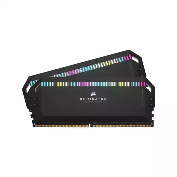 طقم ذاكرة كورسير دوميناتور بلاتينيوم آر جي بي DDR5 - 32 جيجابايت (2x16 جيجابايت) 6000 ميجاهرتز CL30 - أسود-0