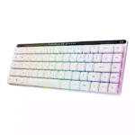 Rog Falchion Rx Low Profile 65% Compact Wireless Gaming Keyboard With Rog Rx Red Low-profile Optical Switches, Tri-mode Connection - White-113295