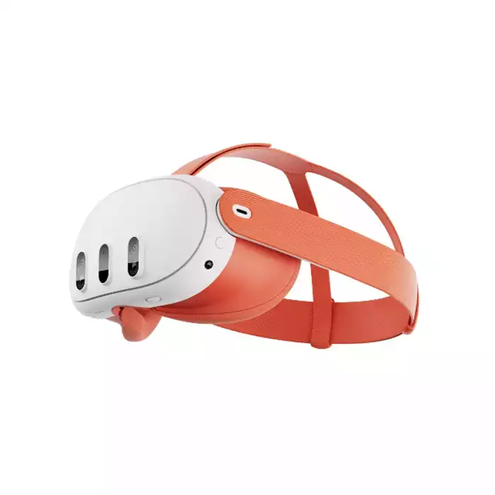 Oculus Meta Quest 3 Facial Interface & Head Strap (Blood Orange)-0