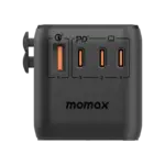 Momax 1-World 140W 4-Port + AC Travel Adaptor(with 140W USB-C cable)-113410