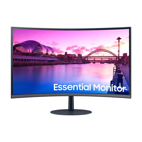 Samsung 27 Curved Monitor With 1000r Fhd 4ms/75hz/ Monitor - Black-0