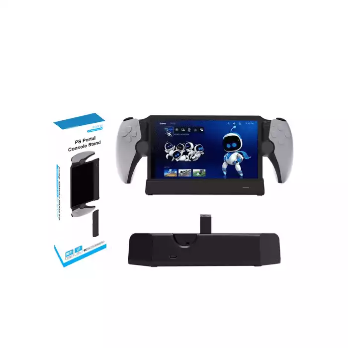 Docking Charging Stand For Playstation Portal - Black-0