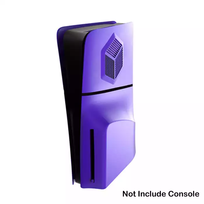 Replacement Faceplate For Ps5 Console Slim Disk Version - Purple-0