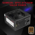 جاميون - Spy2 ATX 750 واط 80 Plus Bronze مزود طاقة ألعاب - أسود-115337