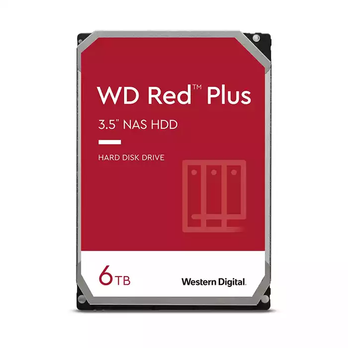 Wd 6tb Red Plus 5400 Rpm Sata Iii 3.5" Internal Nas Hdd-0