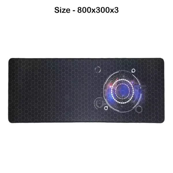 Gaming Mouse Pad - Abstract Circle (800x300x3)-0