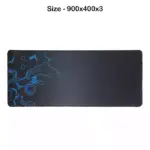 Gaming Mouse Pad - Black/Blue (900x400x3)-0
