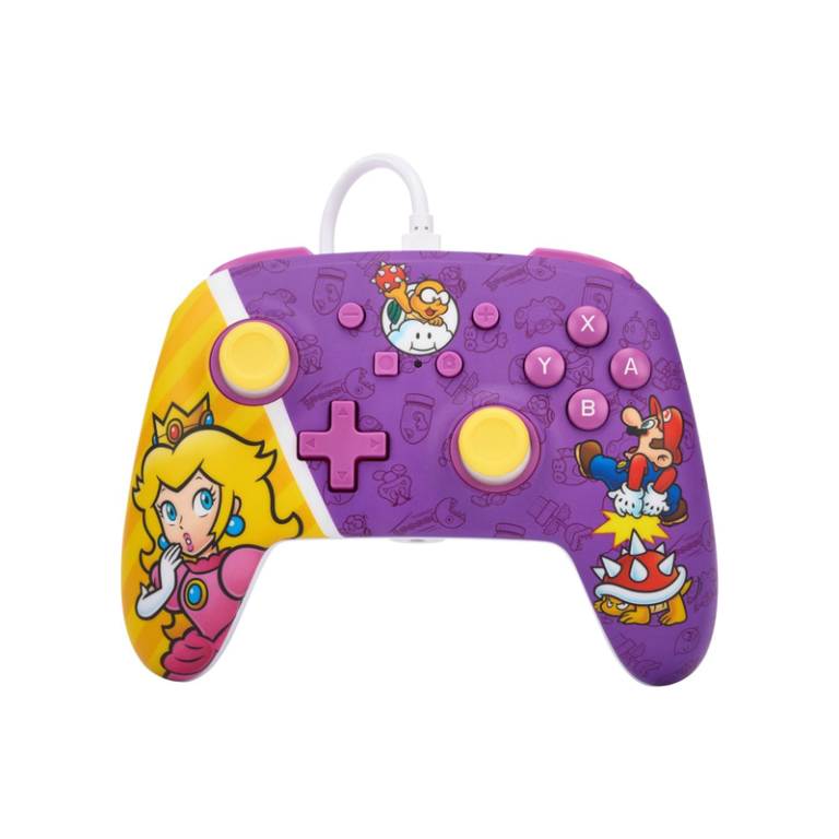 PowerA - Enhanced Wired Controller for Nintendo Switch - Princess Peach Battle-0
