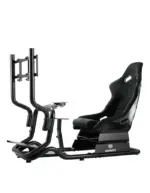 Gamvity Racing Car Seat Driving Simulator Chair With Wheel And Pedal Set & Shifter Bundle-117517