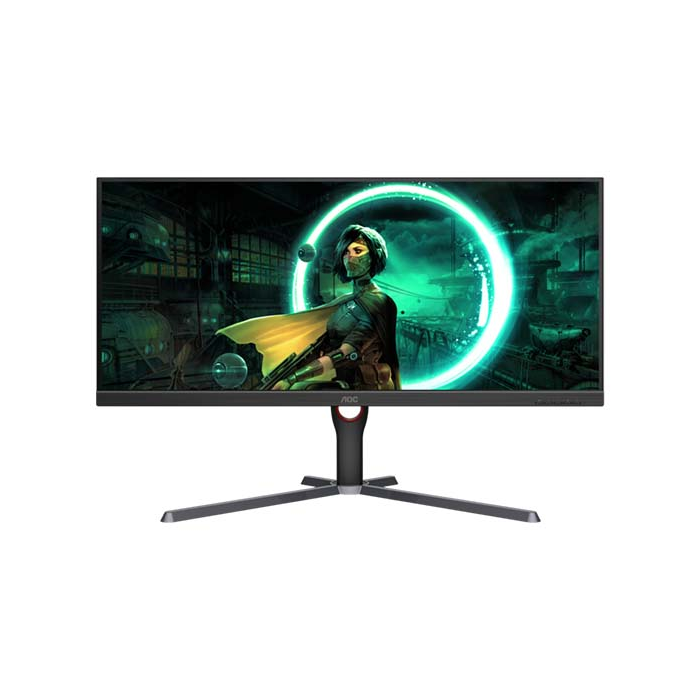 Aoc U34g3xm - 34 Inch Wqhd 144hz 1ms Gaming Monitor - Black-0
