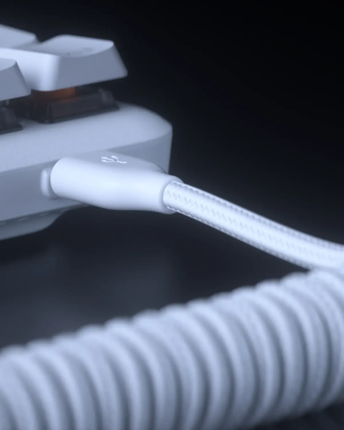 Fnatic Streak65 Lp Ultra Fast Low Profile Switches Doubleshot Pbt Key Caps 65% Compact Mechanical Keyboard - White-118411