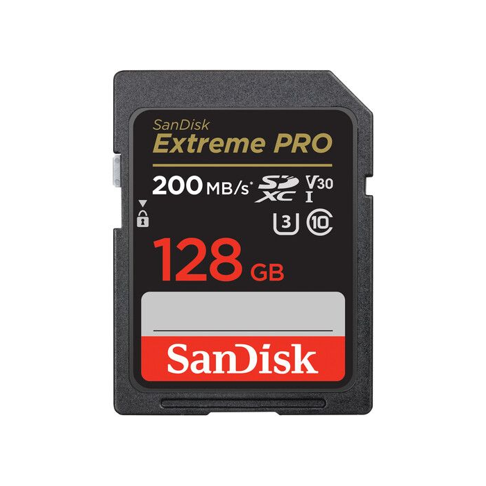 Sandisk Extreme Pro 128gb Sdhc/sdxc Uhs-i Memory Card 200/90mb/s-0